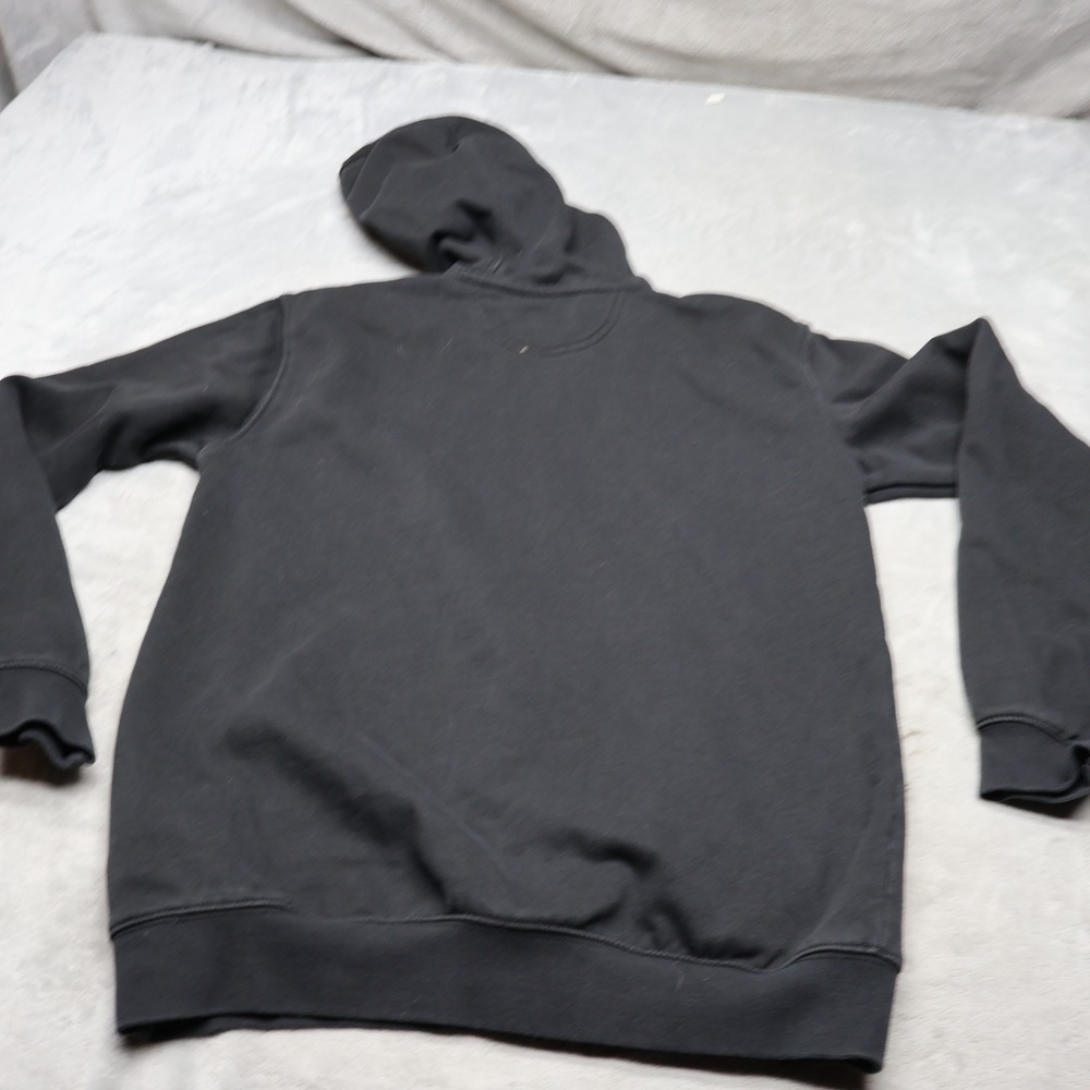 Carhartt Hoodie Mens Small Black Marquette Sweatshirt Loose Fit Pullover LOGO - Picture 8 of 13